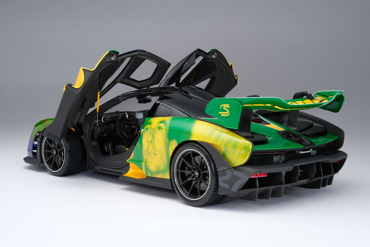 McLaren Senna in Senna Sempre Livery at 1:8 scale by Amalgam Collection