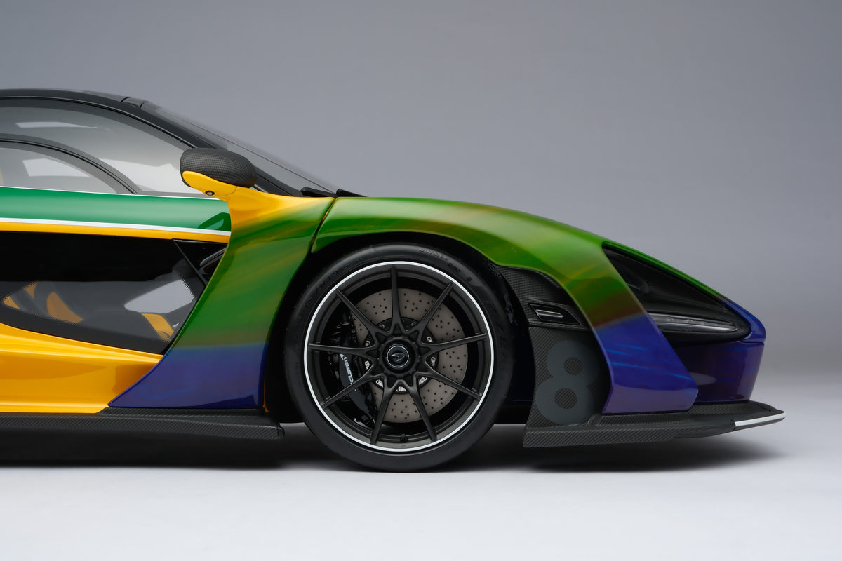 McLaren Senna in Senna Sempre Livery at 1:8 scale by Amalgam Collection