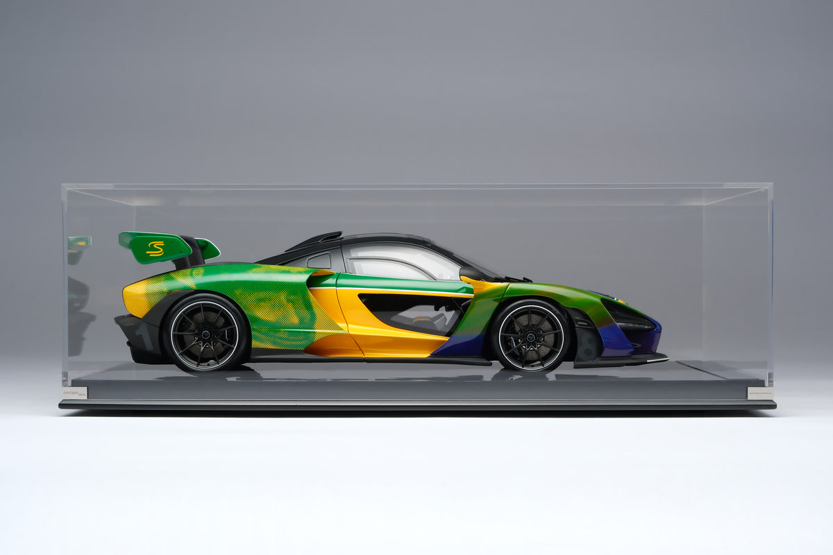 McLaren Senna in Senna Sempre Livery at 1:8 scale by Amalgam Collection