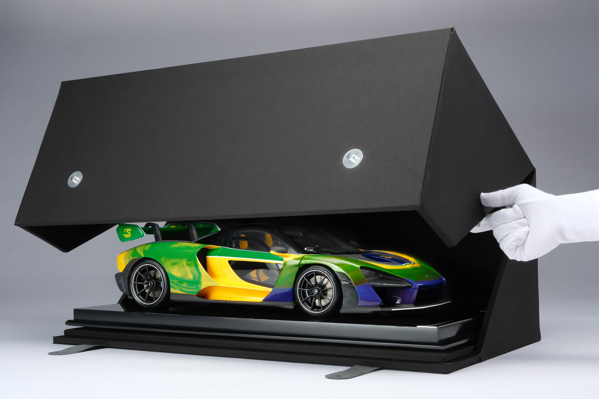 McLaren Senna in Senna Sempre Livery at 1:8 scale by Amalgam Collection