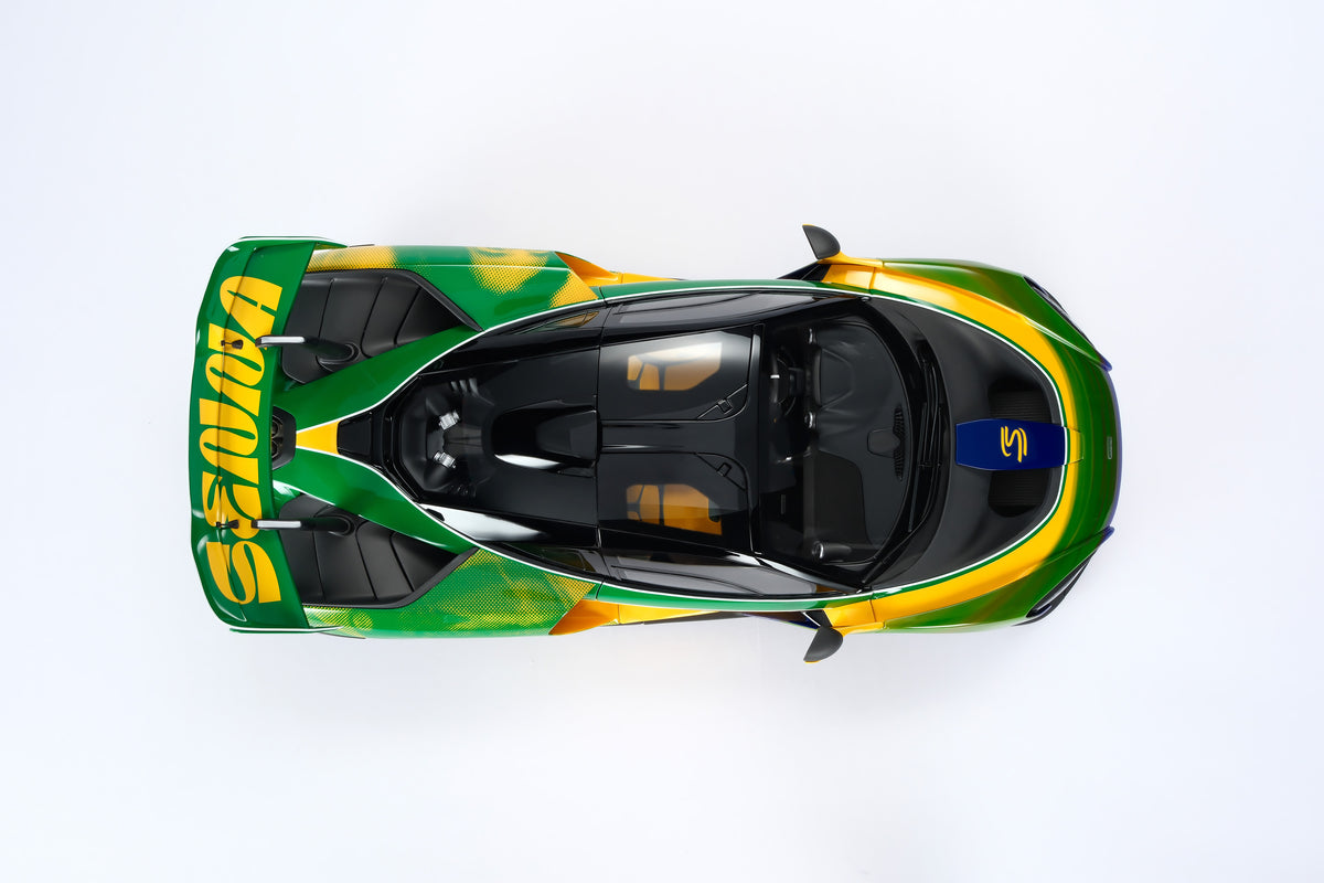 McLaren Senna in Senna Sempre Livery at 1:8 scale by Amalgam Collection