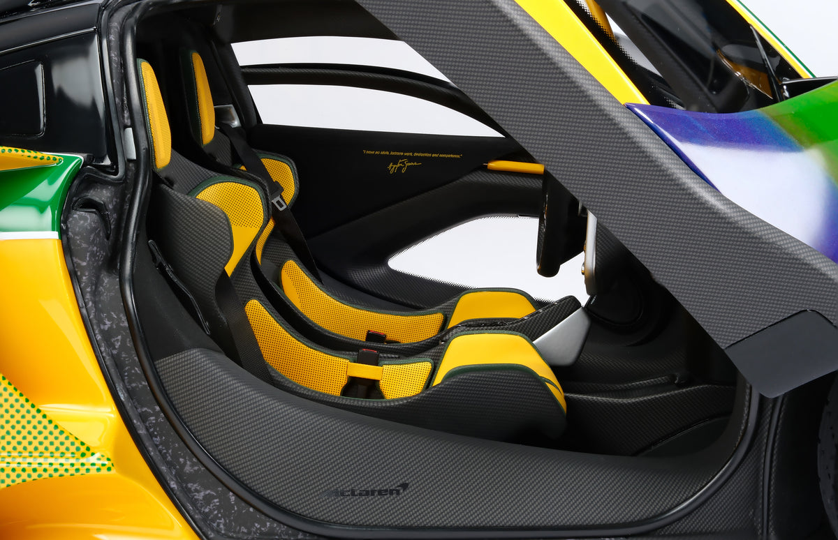 McLaren Senna in Senna Sempre Livery at 1:8 scale by Amalgam Collection