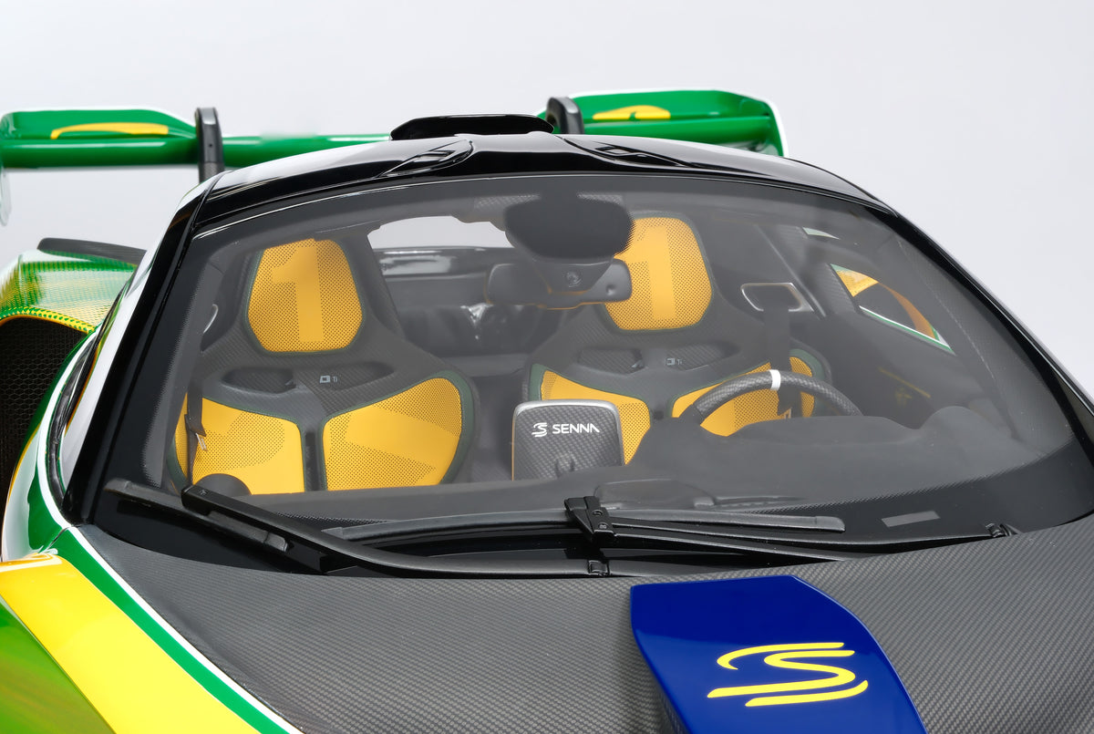 McLaren Senna in Senna Sempre Livery at 1:8 scale by Amalgam Collection