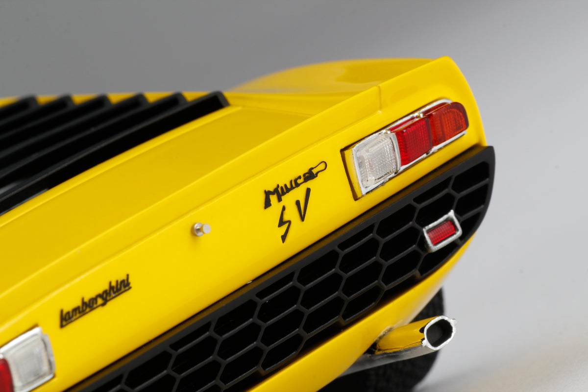 Lamborghini Miura P400 SV - Giallo - Échelle 1:18