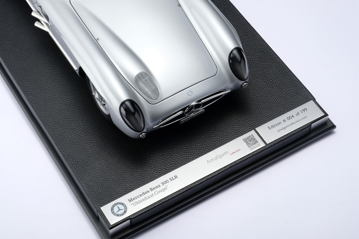 Mercedes-Benz 300 SLR Uhlenhaut Coupe (1955) - Gris argent métallisé - Échelle 1/8