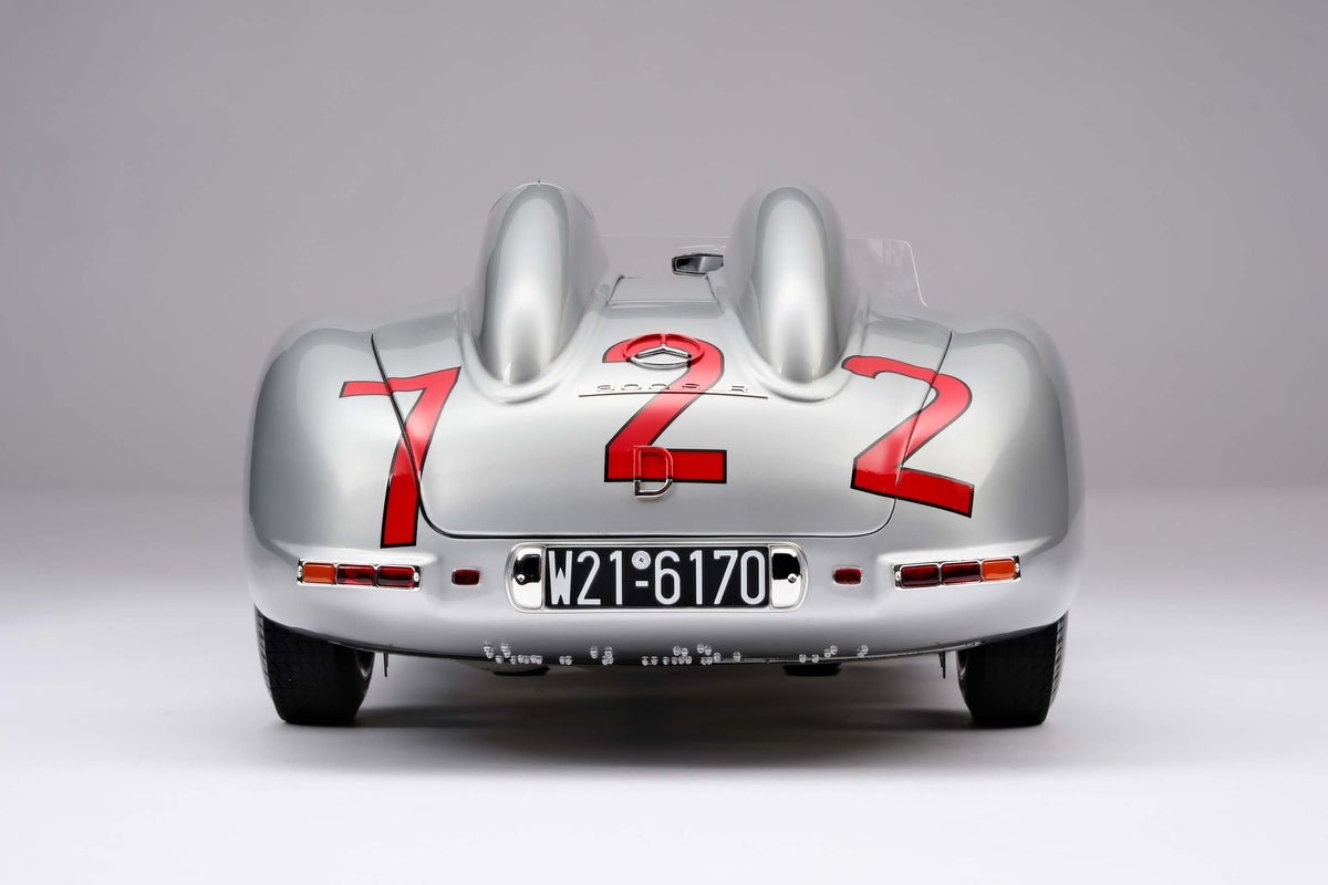 Mercedes-Benz 300 SLR - n° 722 - Vainqueur de la Mille Miglia 1955 - Stirling Moss et Denis Jenkinson - Échelle 1/8