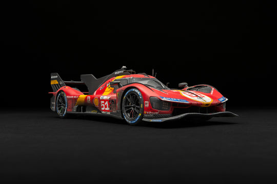 Ferrari 499P - Hypercar #51 - 2023 Le Mans Winner - Race Weathered - 1:18 scale