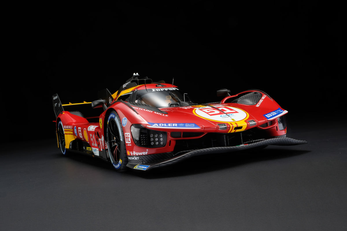 Ferrari 499P - Hypercar #51 - 2024 Le Mans - Third Place - 1:8 scale