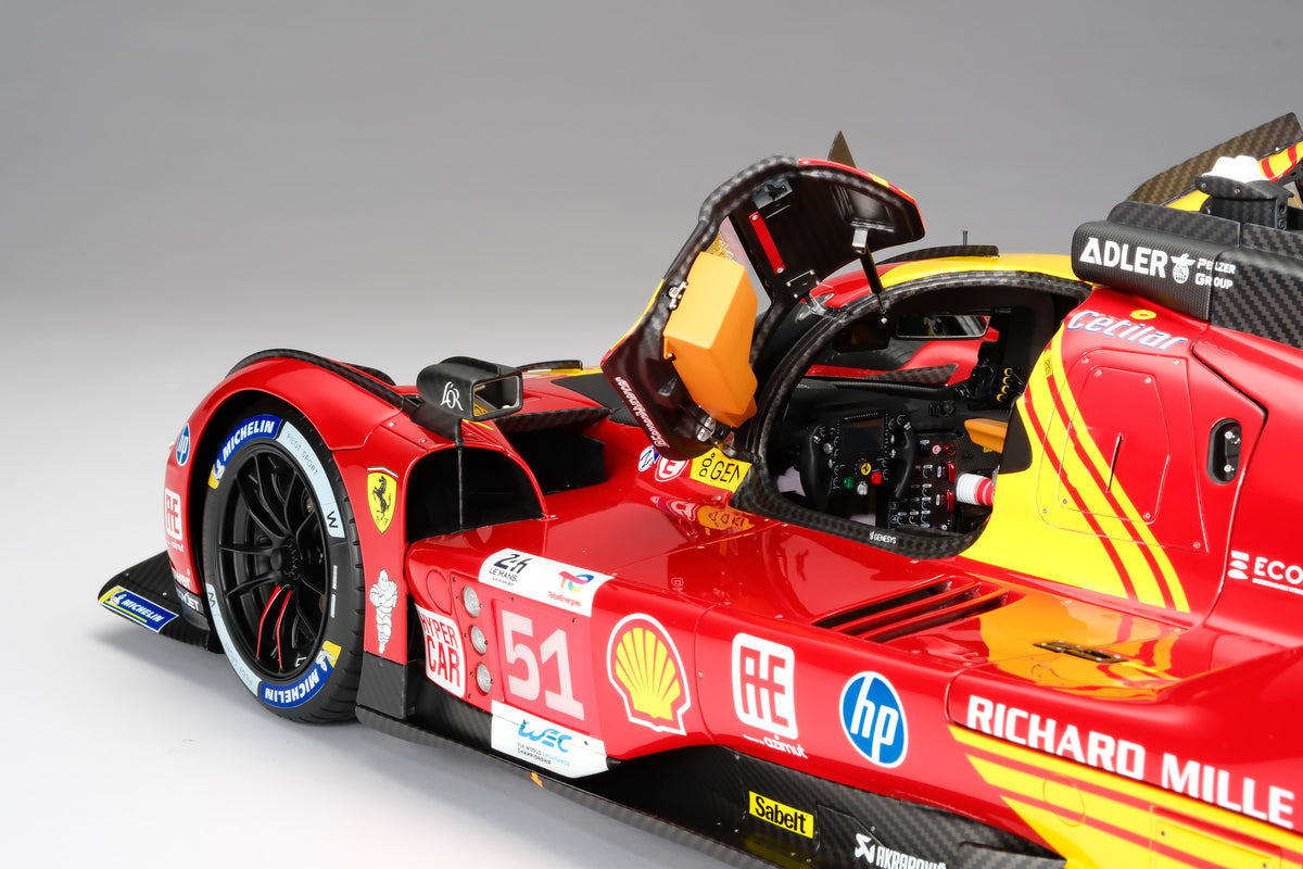 Ferrari 499P - Number 51 Ferrari - AF Corse at 1:8 scale by Amalgam Collection
