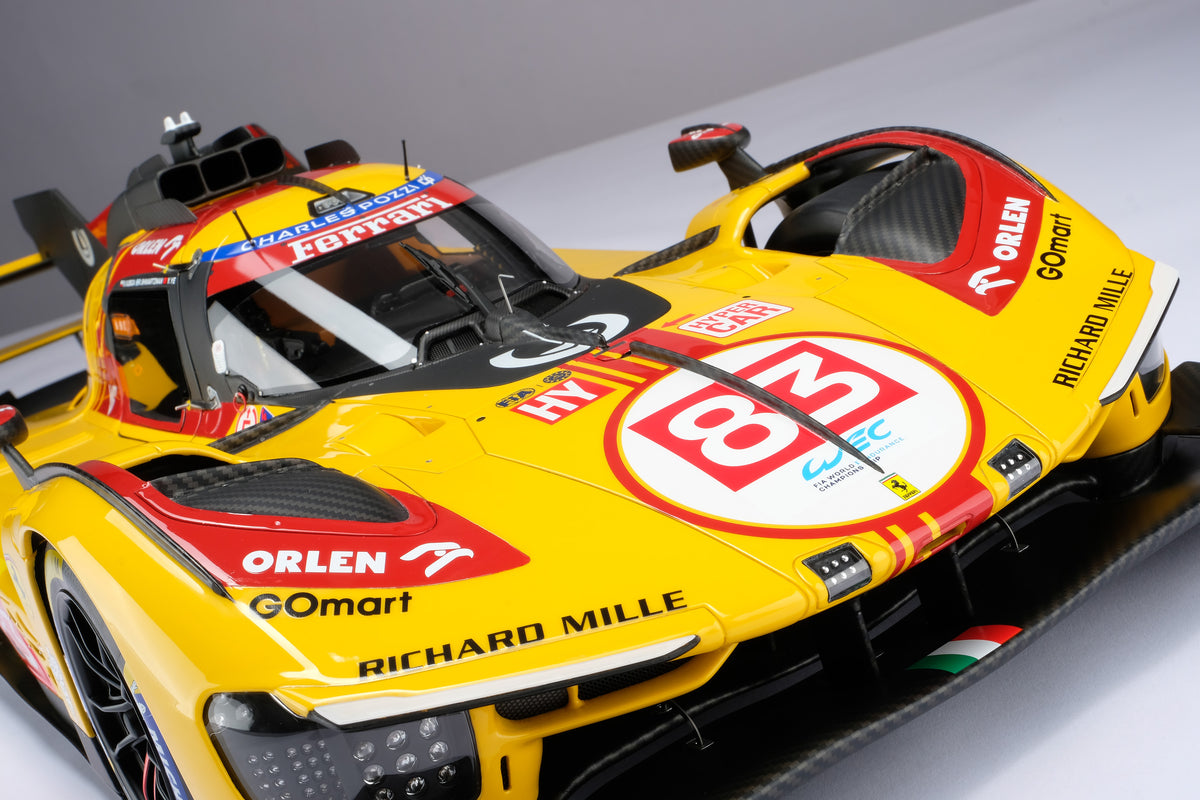 Ferrari 499P - 2024 Lone Star Le Mans Winner at 1:8 scale by Amalgam Collection