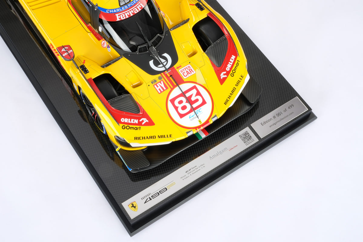 Ferrari 499P - 2024 Lone Star Le Mans Winner at 1:8 scale by Amalgam Collection