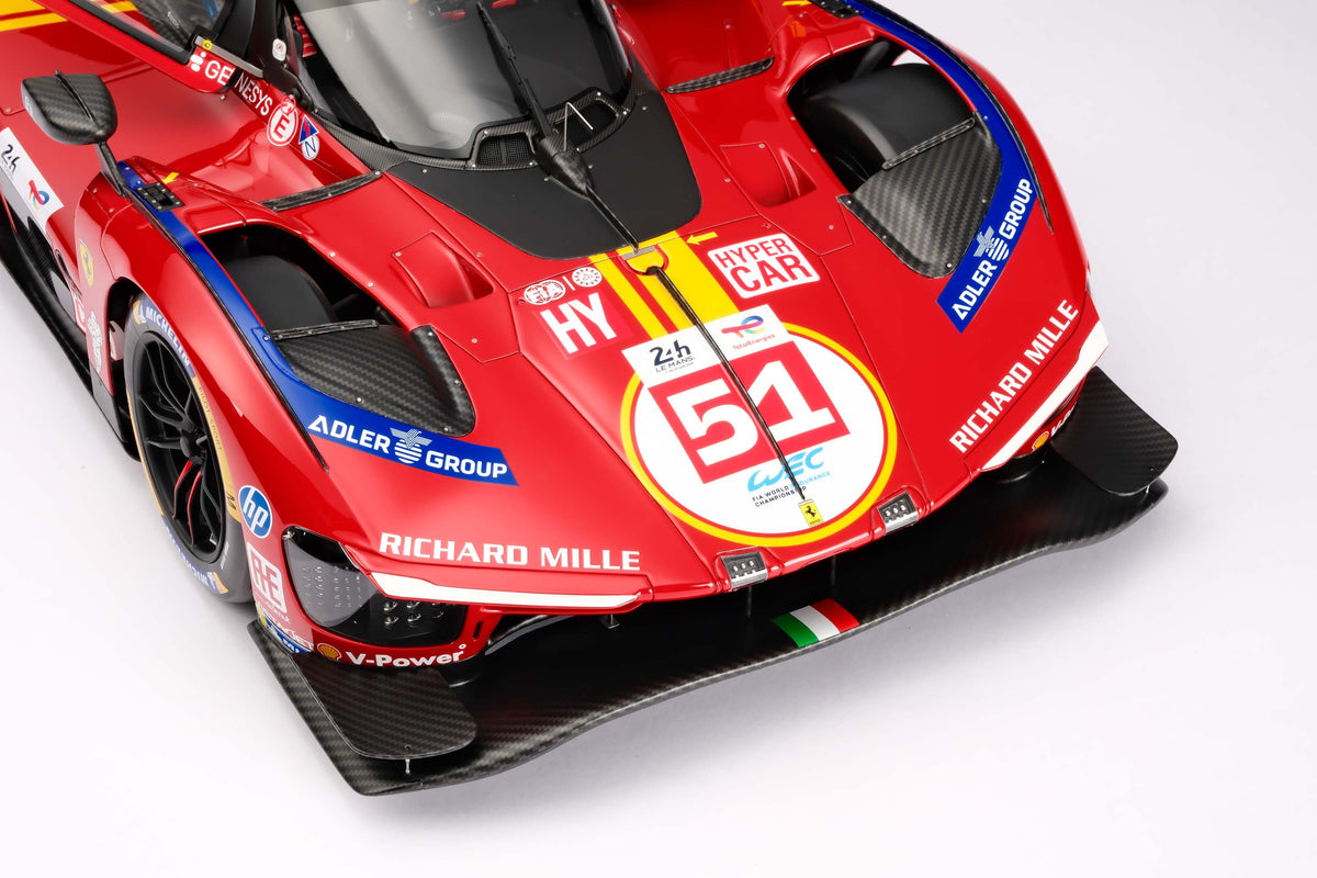 Ferrari 499P - Hypercar n° 51 - Le Mans 2025 - Troisième place - Échelle 1:8