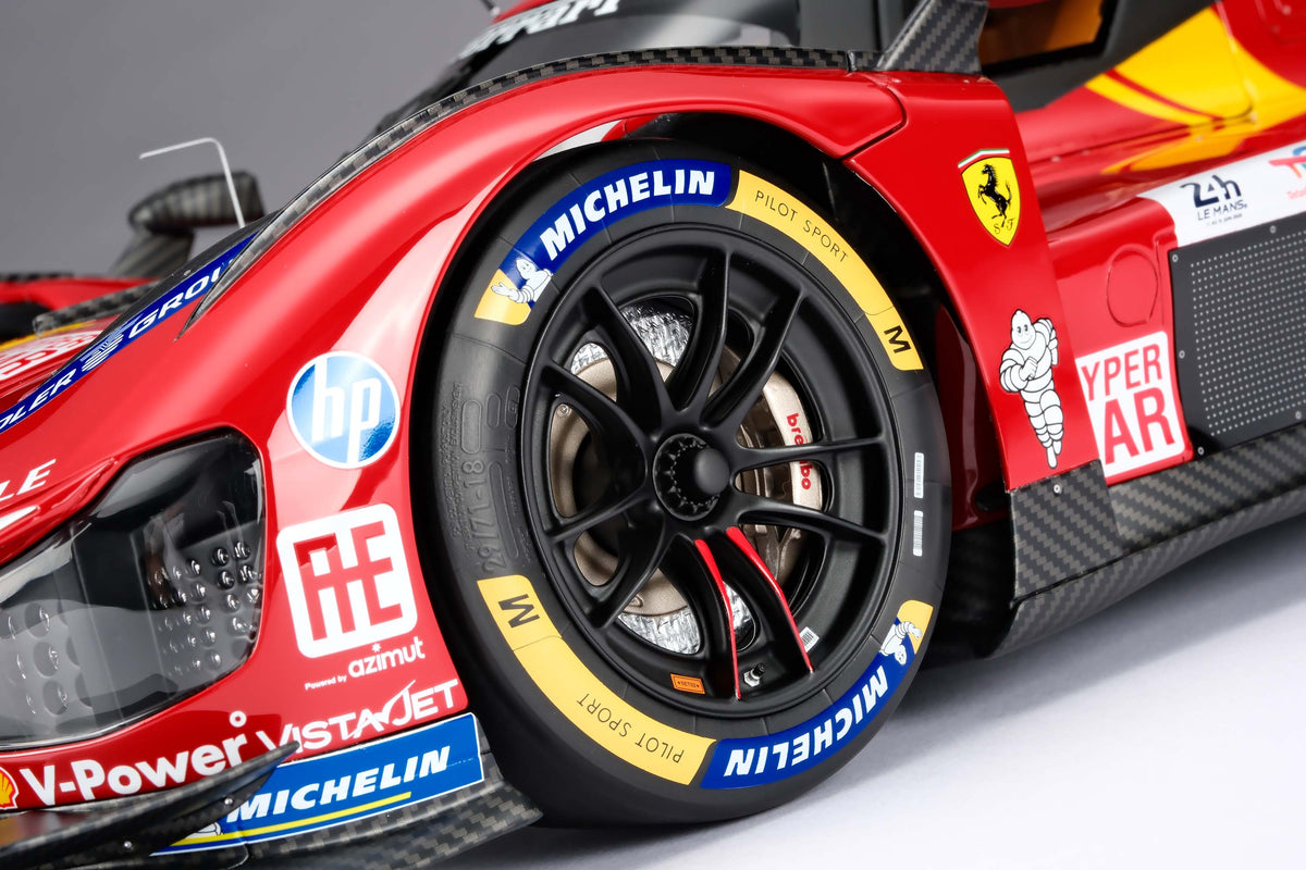 Ferrari 499P - Hypercar n° 51 - Le Mans 2025 - Troisième place - Échelle 1:8