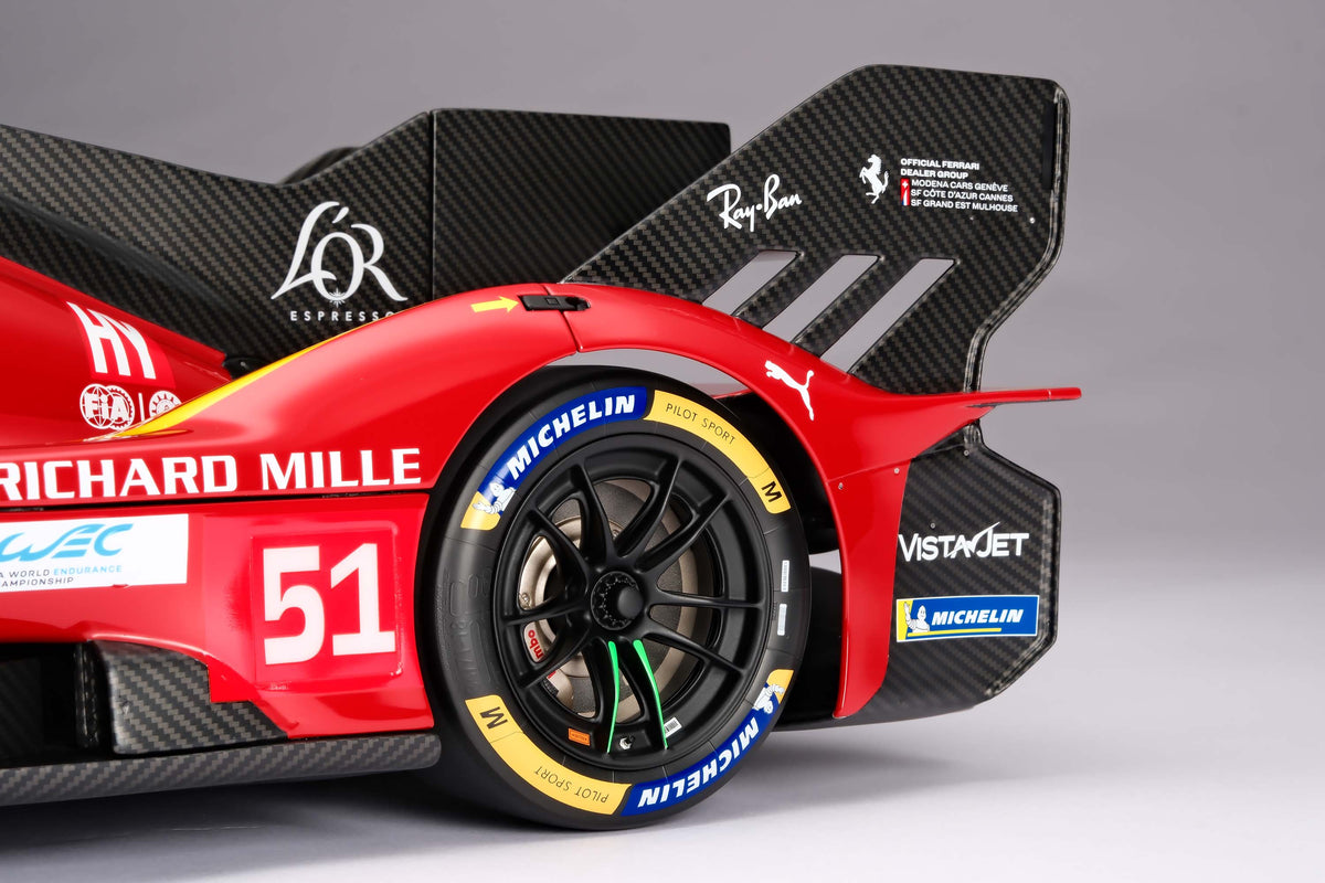 Ferrari 499P - Hypercar n° 51 - Le Mans 2025 - Troisième place - Échelle 1:8