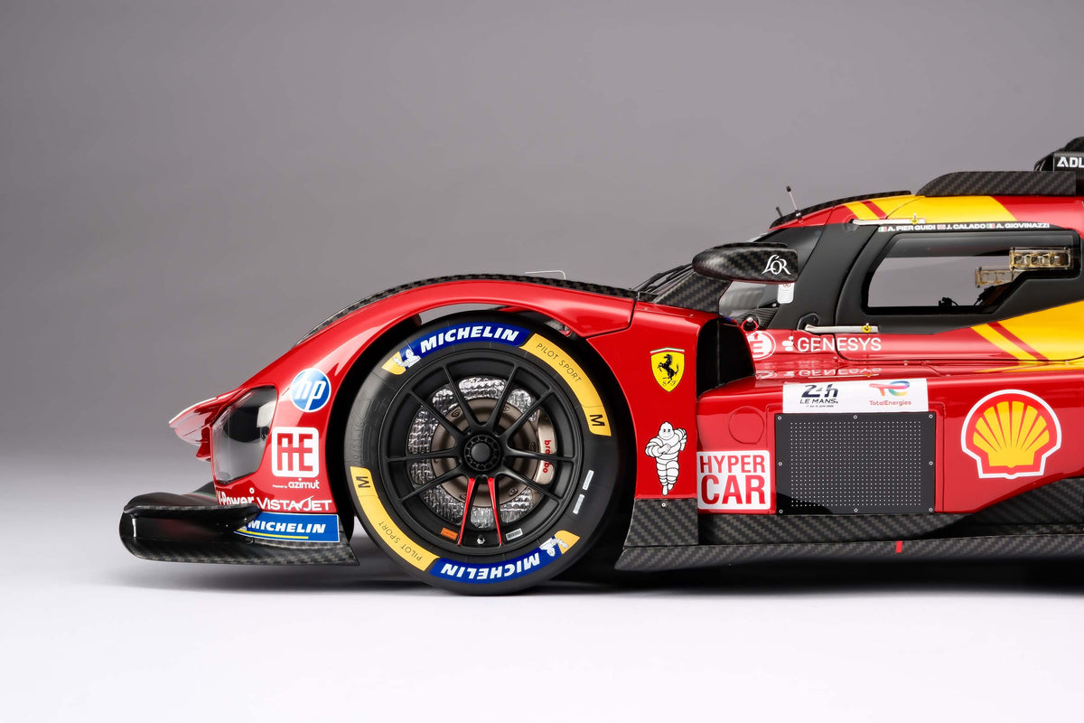 Ferrari 499P - Hypercar n° 51 - Le Mans 2025 - Troisième place - Échelle 1:8