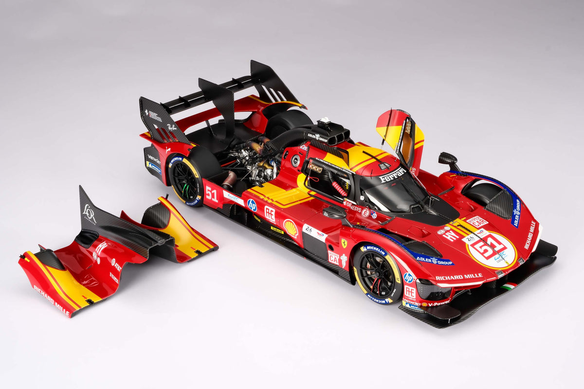 Ferrari 499P - Hypercar n° 51 - Le Mans 2025 - Troisième place - Échelle 1:8