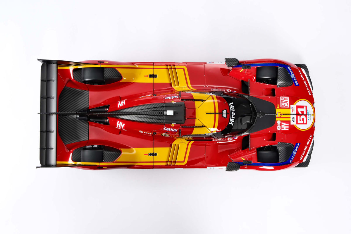 Ferrari 499P - Hypercar n° 51 - Le Mans 2025 - Troisième place - Échelle 1:8