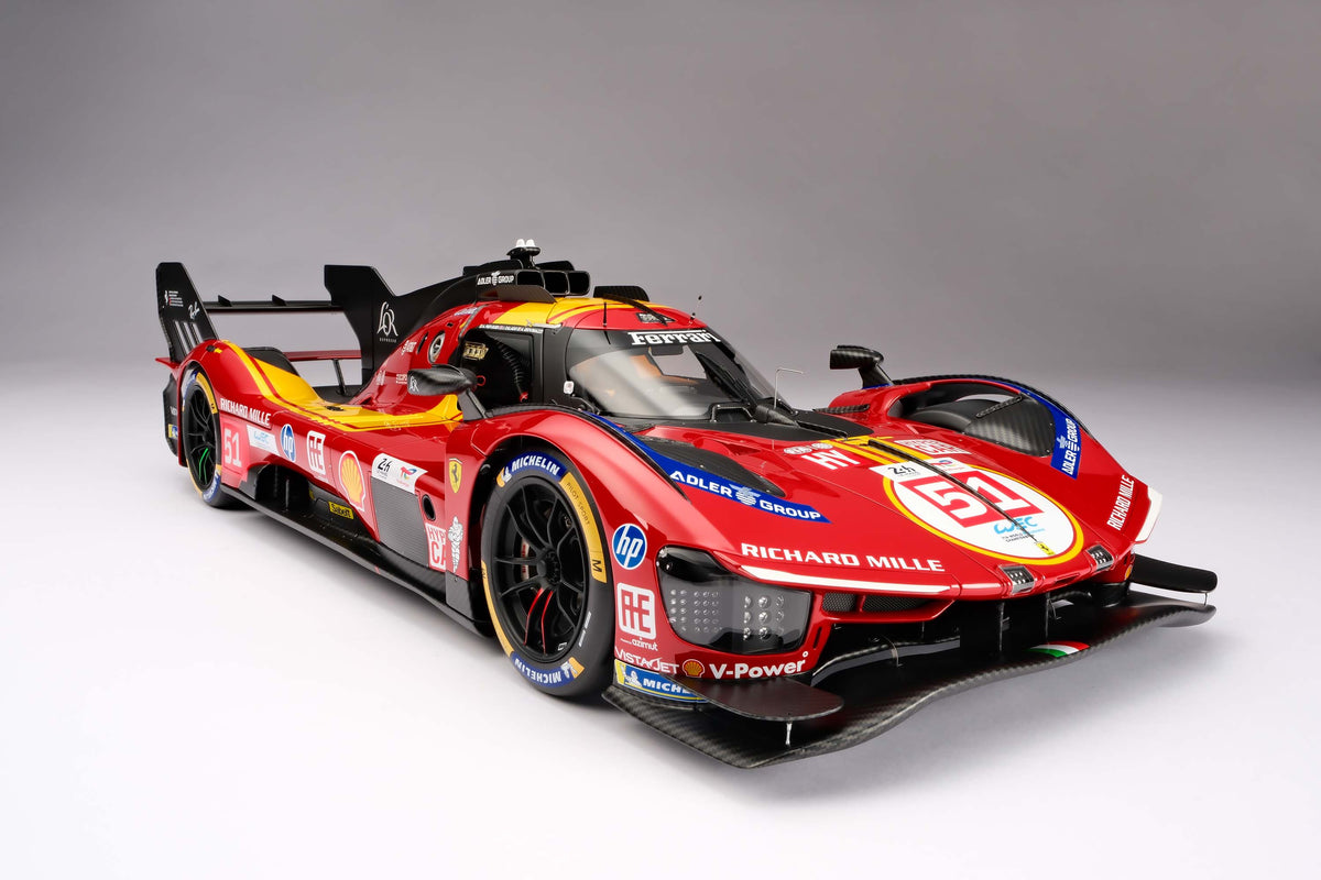 Ferrari 499P - Hypercar n° 51 - Le Mans 2025 - Troisième place - Échelle 1:8