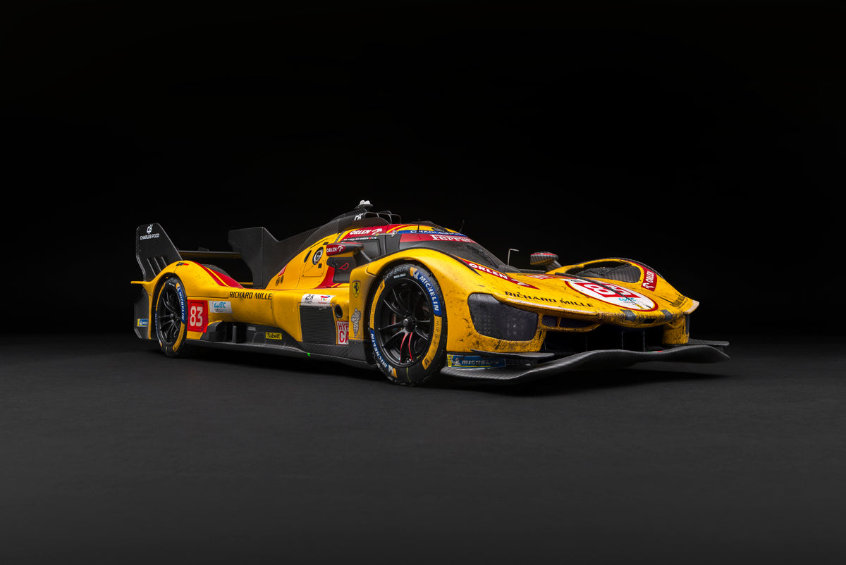 Ferrari 499P - Hypercar #83 - 2025 Le Mans Winner - Race Weathered - 1:8 scale