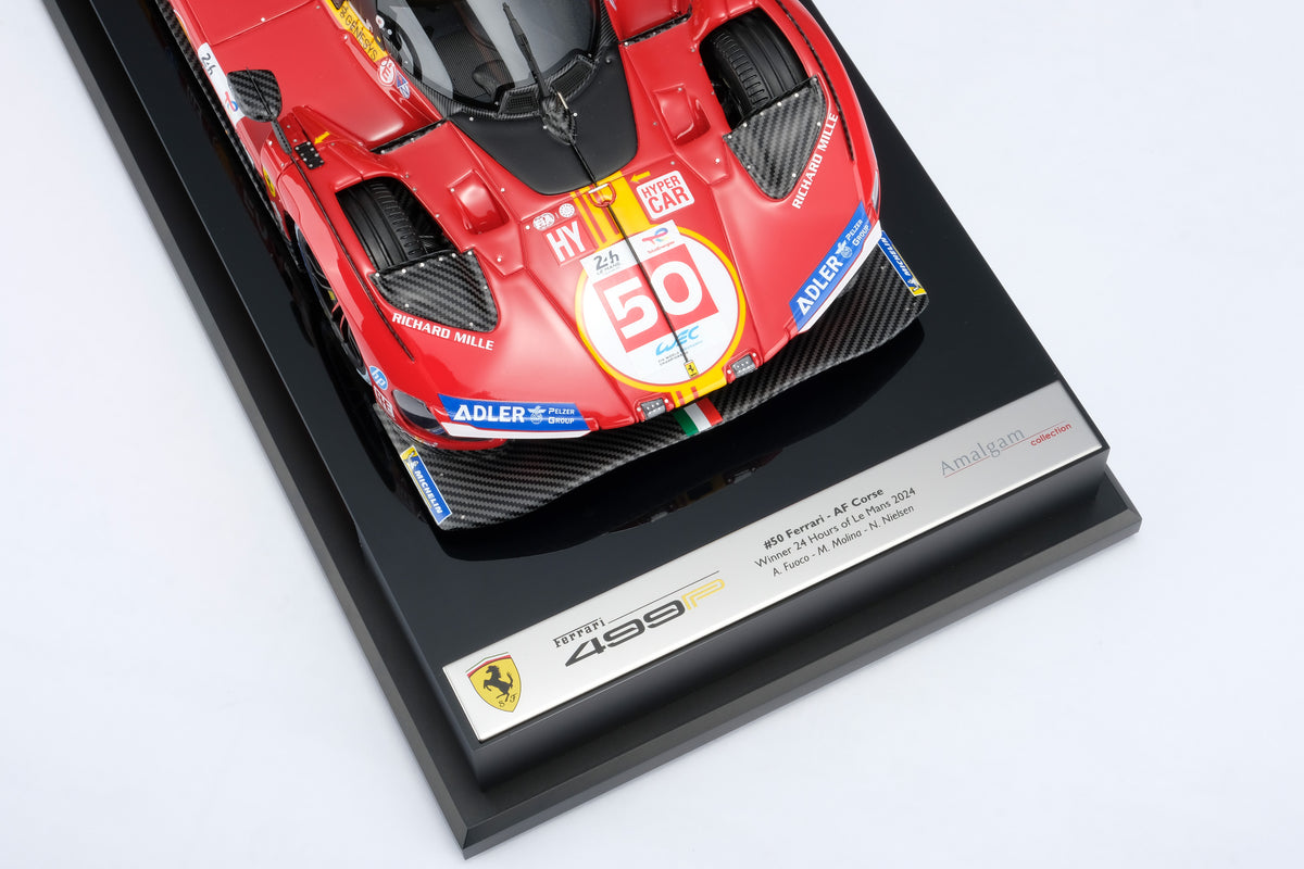Ferrari 499P - Hypercar n° 50 - Vainqueur des 24 Heures du Mans 2024 - Échelle 1:18