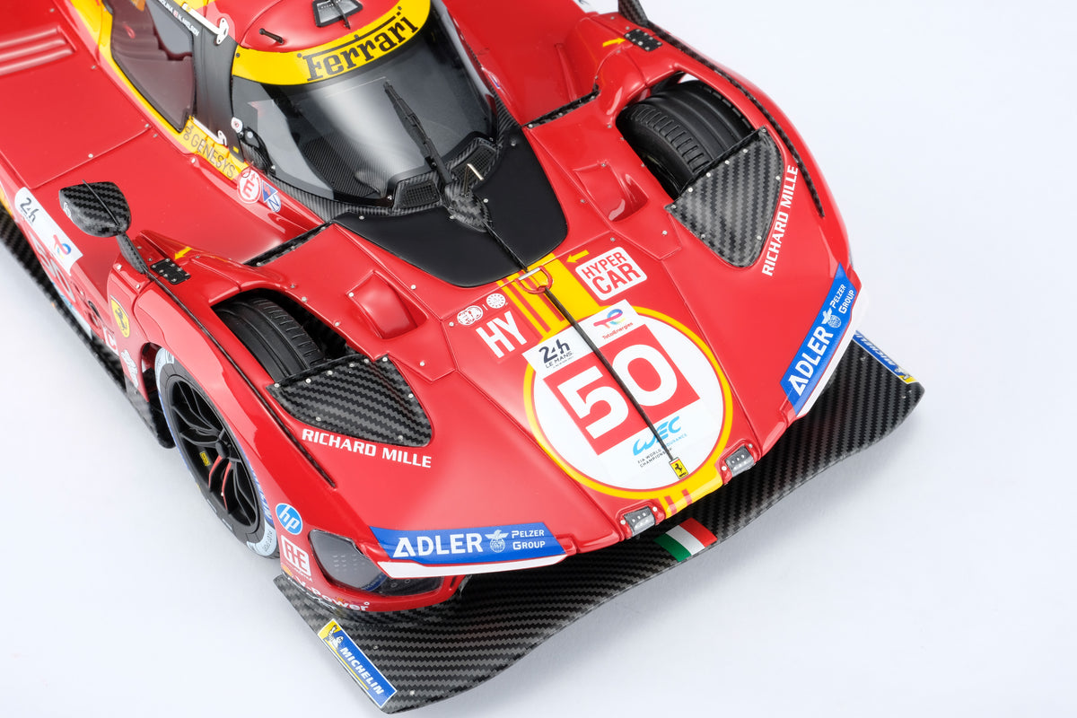 Ferrari 499P - Hypercar #50 - 2024 Le Mans Winner - 1:18 scale