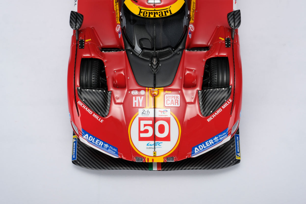 Ferrari 499P - Hypercar n° 50 - Vainqueur des 24 Heures du Mans 2024 - Échelle 1:18
