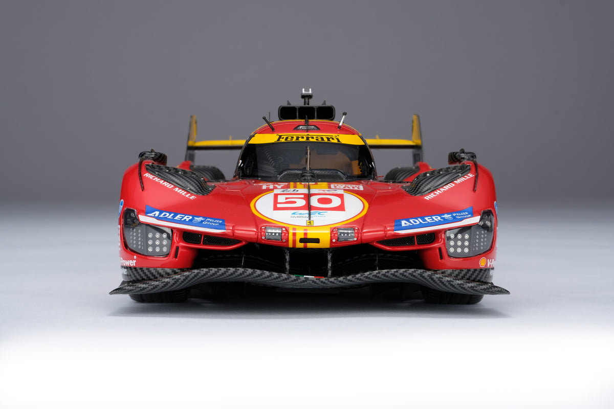 Ferrari 499P - Hypercar n° 50 - Vainqueur des 24 Heures du Mans 2024 - Échelle 1:18
