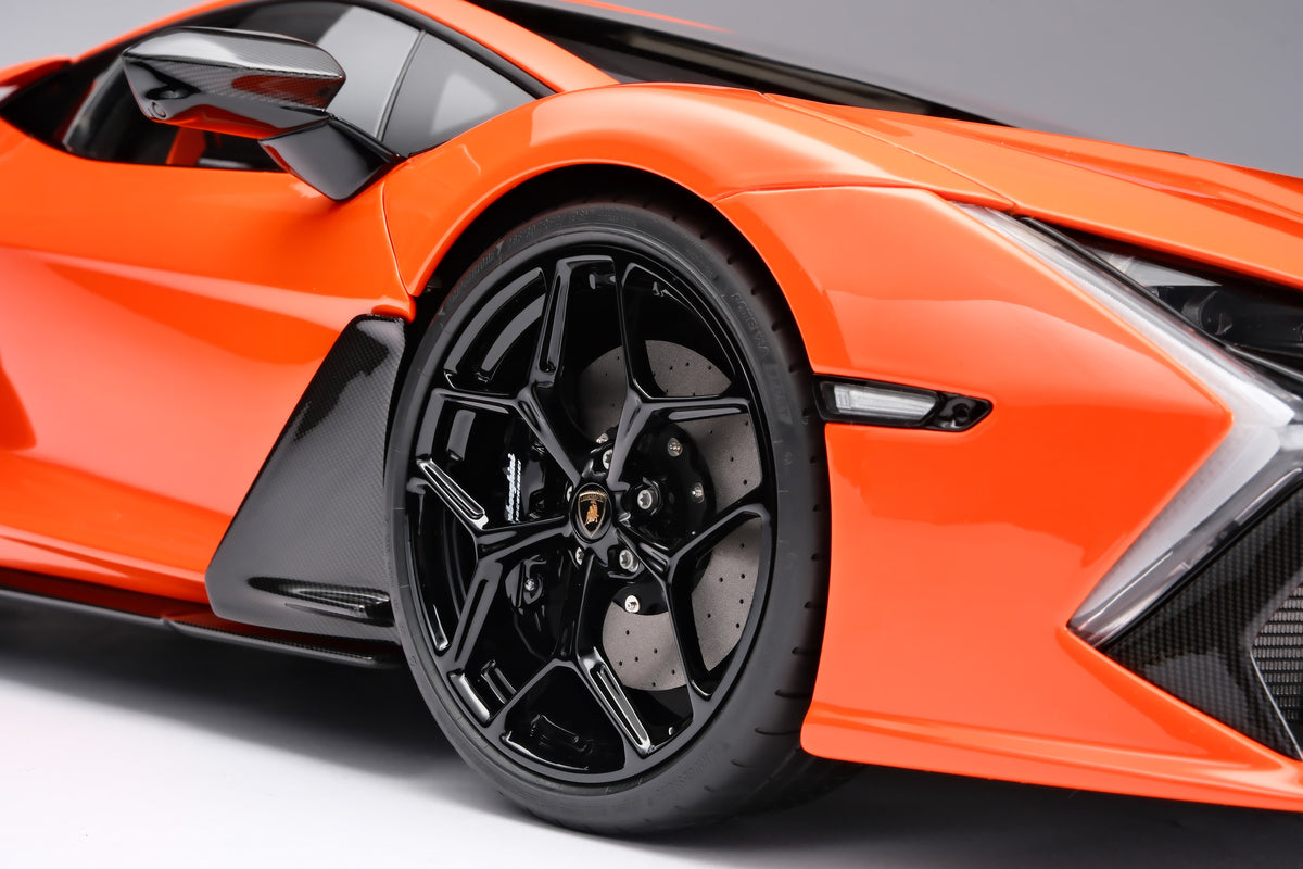 Lamborghini Revuelto (2023) - Limited Edition in Arancio Apodis at 1:8 scale by Amalgam Collection