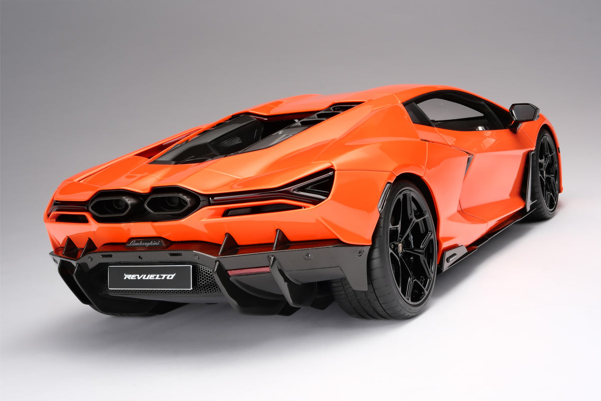 Lamborghini Revuelto (2023) - Limited Edition in Arancio Apodis at 1:8 scale by Amalgam Collection