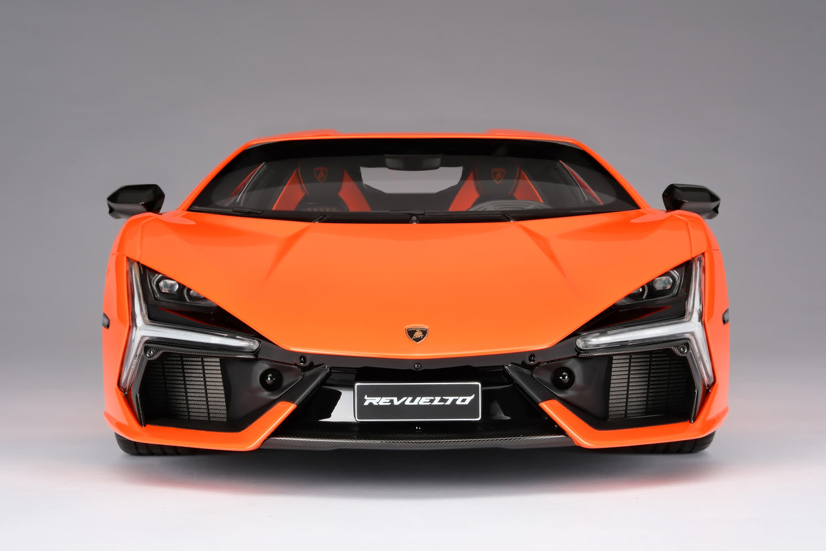 Lamborghini Revuelto (2023) - Limited Edition in Arancio Apodis at 1:8 scale by Amalgam Collection