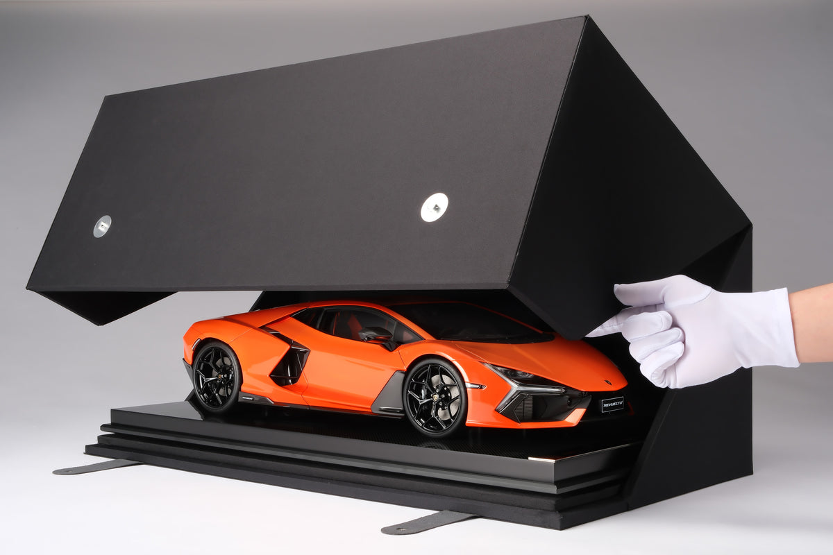 Lamborghini Revuelto (2023) - Limited Edition in Arancio Apodis at 1:8 scale by Amalgam Collection