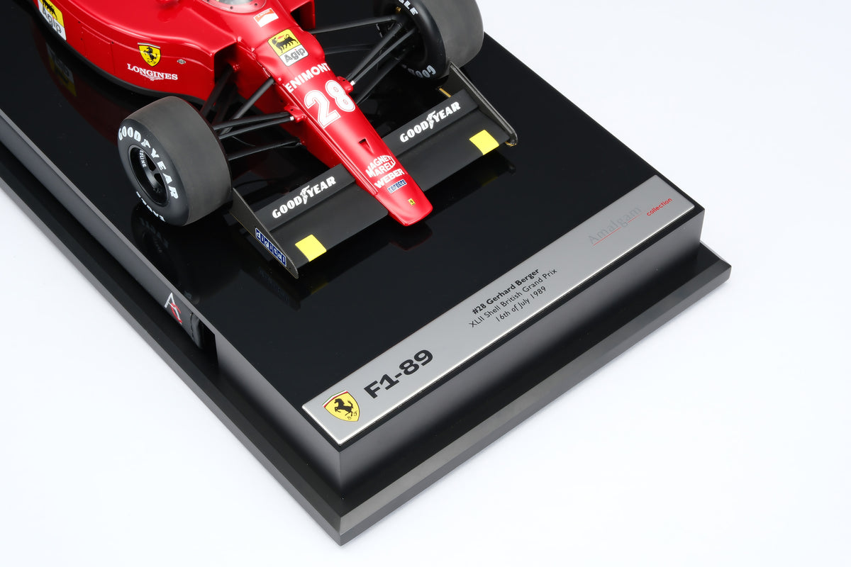 Ferrari F1-89 - 1989 British Grand Prix - Gerhard Berger - 1:18 scale by Amalgam Collection