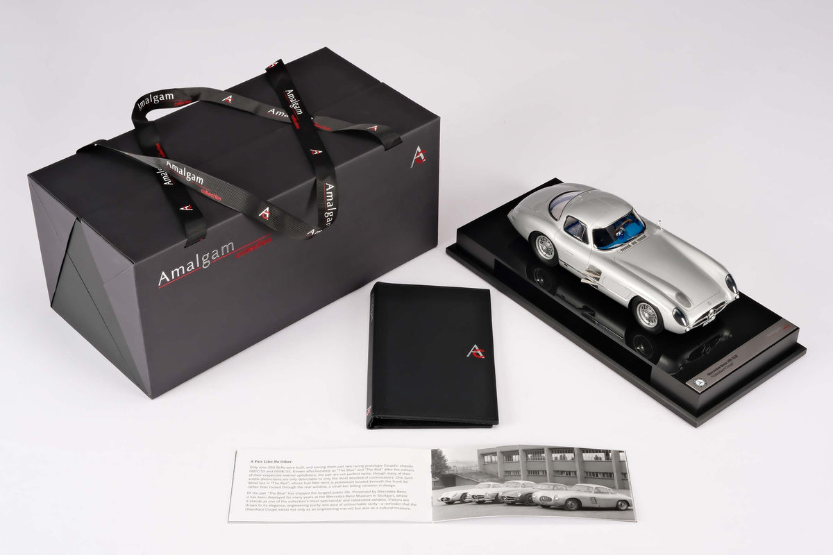 Mercedes-Benz 300 SLR Uhlenhaut Coupe - Silver Grey Metallic - 1:18 scale