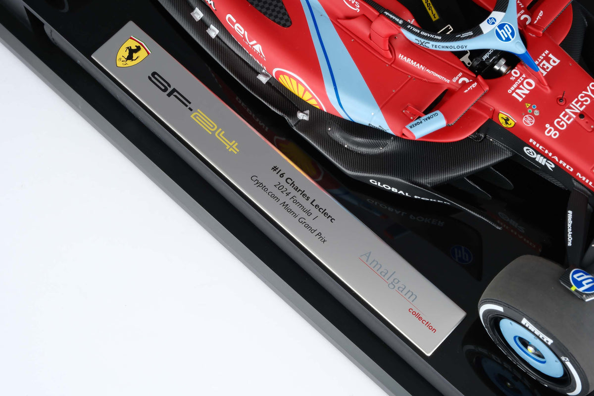 Ferrari SF-24 - 2024 Miami Grand Prix - #16 Charles Leclerc at 1:18 scale by Amalgam Collection