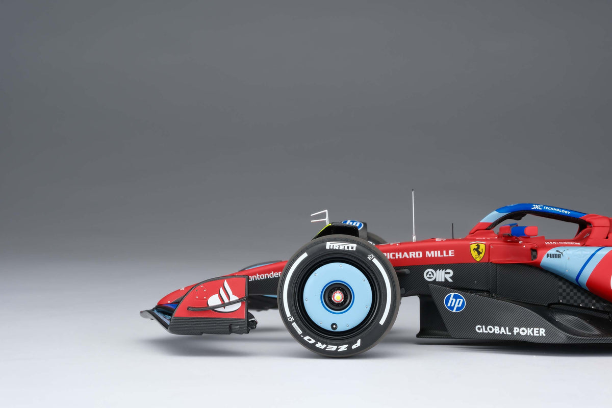 Ferrari SF-24 - 2024 Miami Grand Prix - #55 Carlos Sainz at 1:18 scale by Amalgam Collection