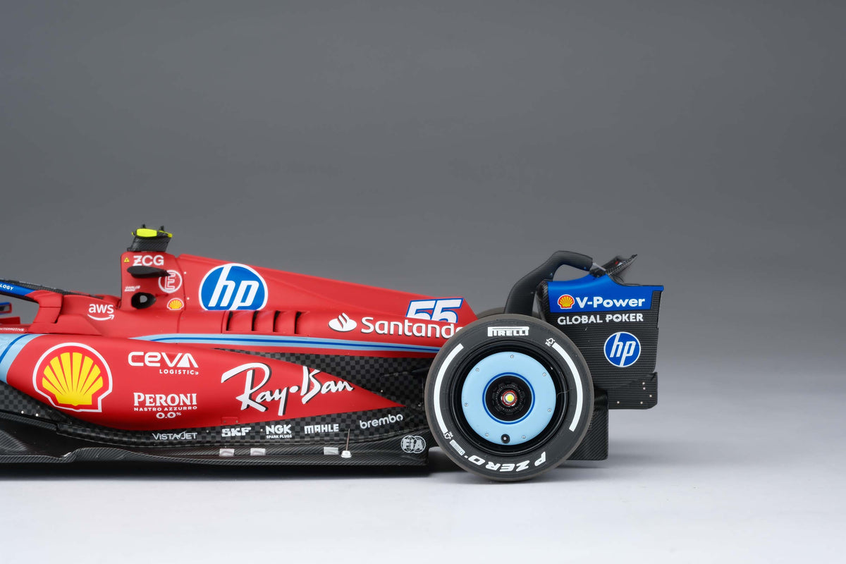 Ferrari SF-24 - 2024 Miami Grand Prix - #55 Carlos Sainz at 1:18 scale by Amalgam Collection