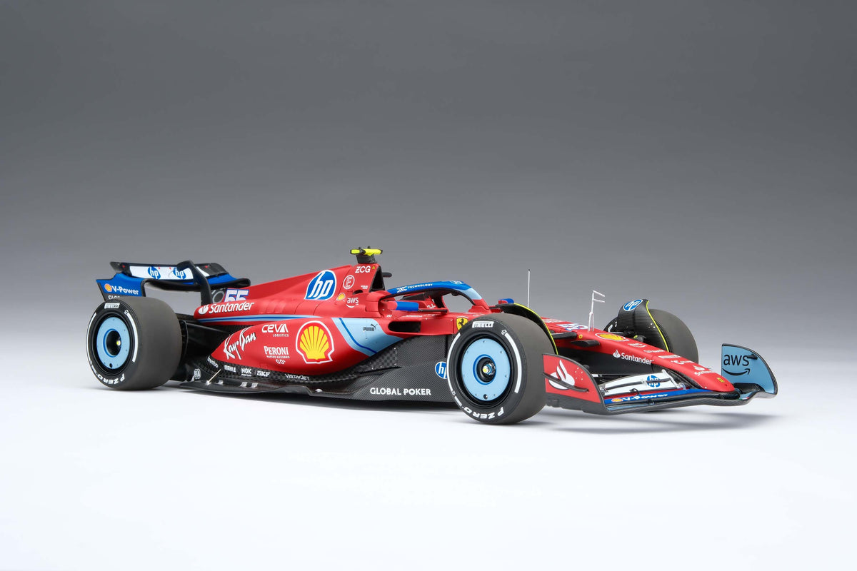 Ferrari SF-24 - 2024 Miami Grand Prix - #55 Carlos Sainz at 1:18 scale by Amalgam Collection