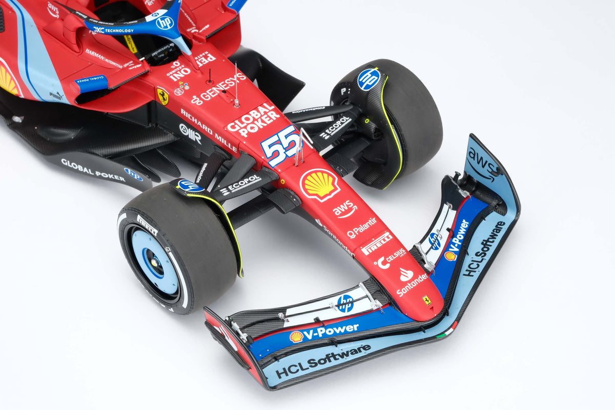 Ferrari SF-24 - 2024 Miami Grand Prix - #55 Carlos Sainz at 1:18 scale by Amalgam Collection