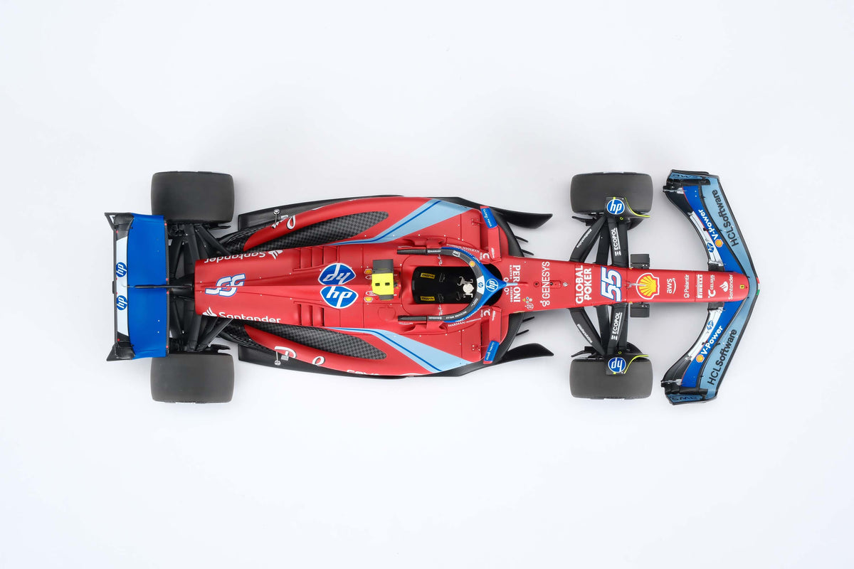 Ferrari SF-24 - 2024 Miami Grand Prix - #55 Carlos Sainz at 1:18 scale by Amalgam Collection