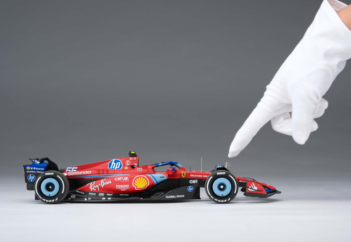 Ferrari SF-24 - 2024 Miami Grand Prix - #55 Carlos Sainz at 1:18 scale by Amalgam Collection