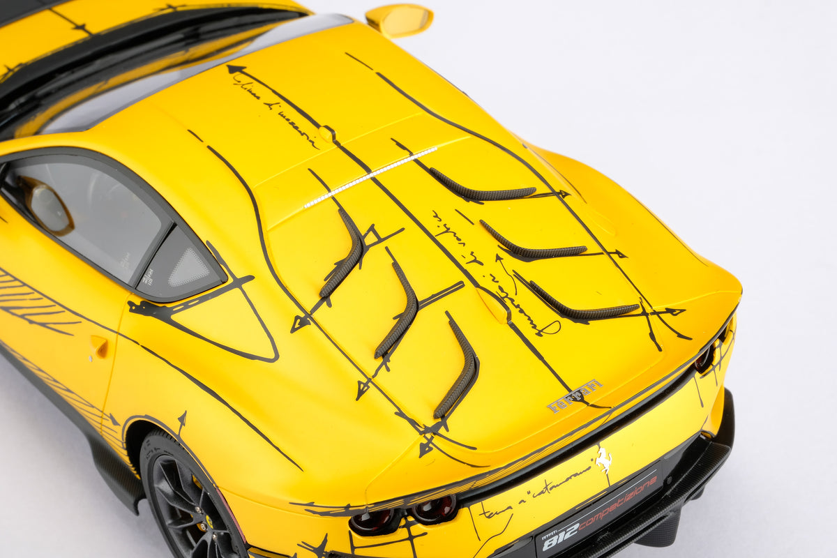Ferrari 812 Competizione Tailor Made at 1:18 scale by Amalgam Collection