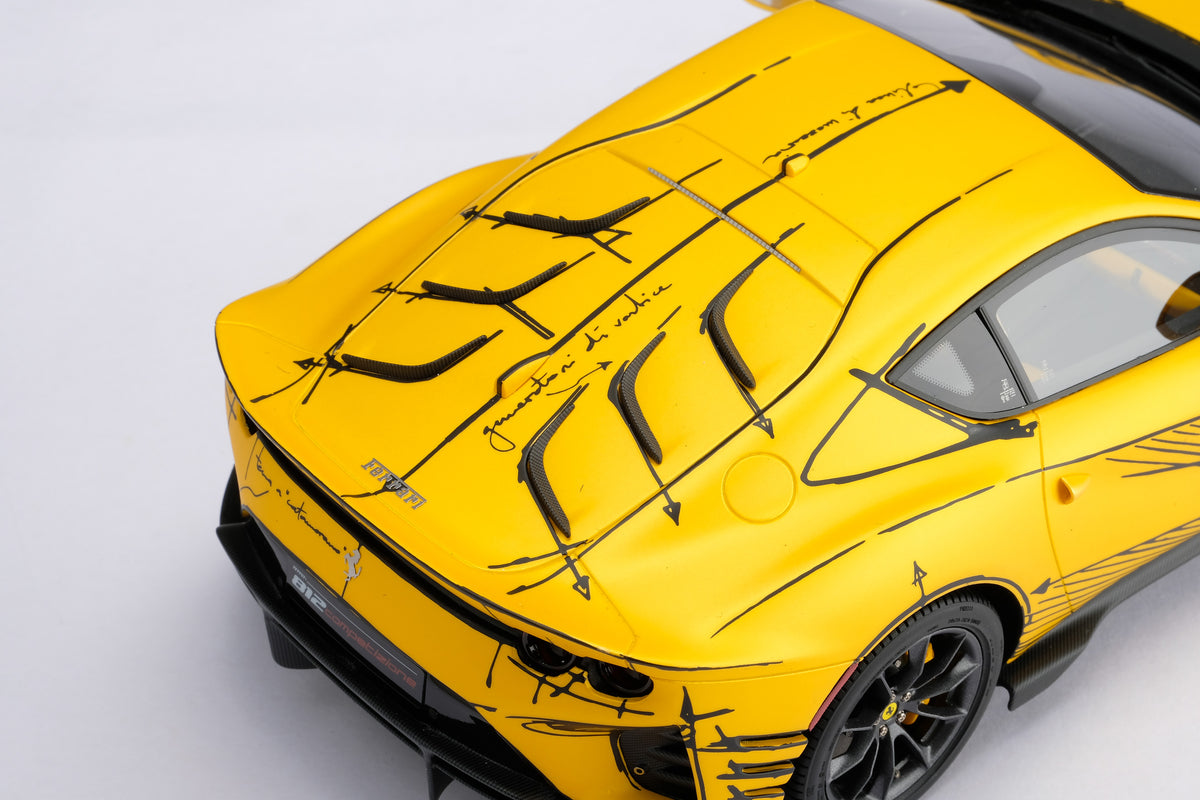Ferrari 812 Competizione Tailor Made at 1:18 scale by Amalgam Collection