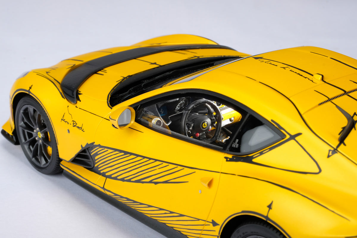 Ferrari 812 Competizione Tailor Made at 1:18 scale by Amalgam Collection
