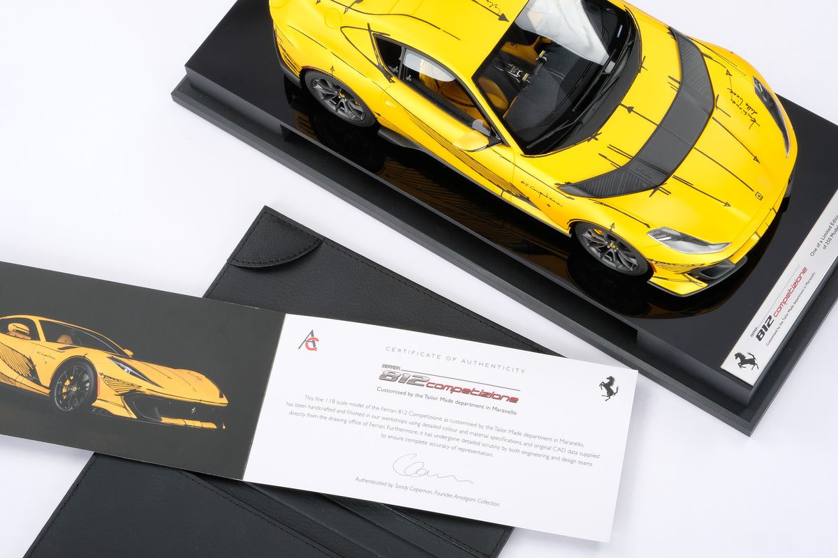 Ferrari 812 Competizione Tailor Made at 1:18 scale by Amalgam Collection