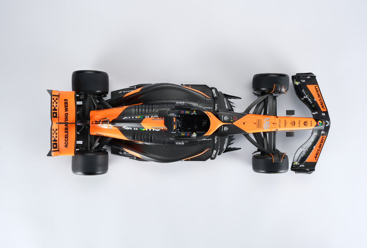 McLaren MCL38 - 2024 Miami Grand Prix - #81 Oscar Piastri - 1:8 scale by Amalgam Collection