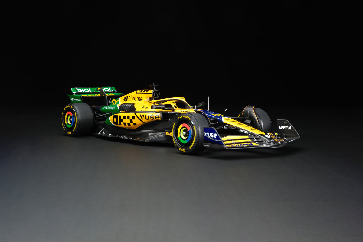 McLaren MCL38 - 2024 Monaco Grand Prix - Senna Tribute Livery - Oscar Piastri - Second Place - 1:8 scale