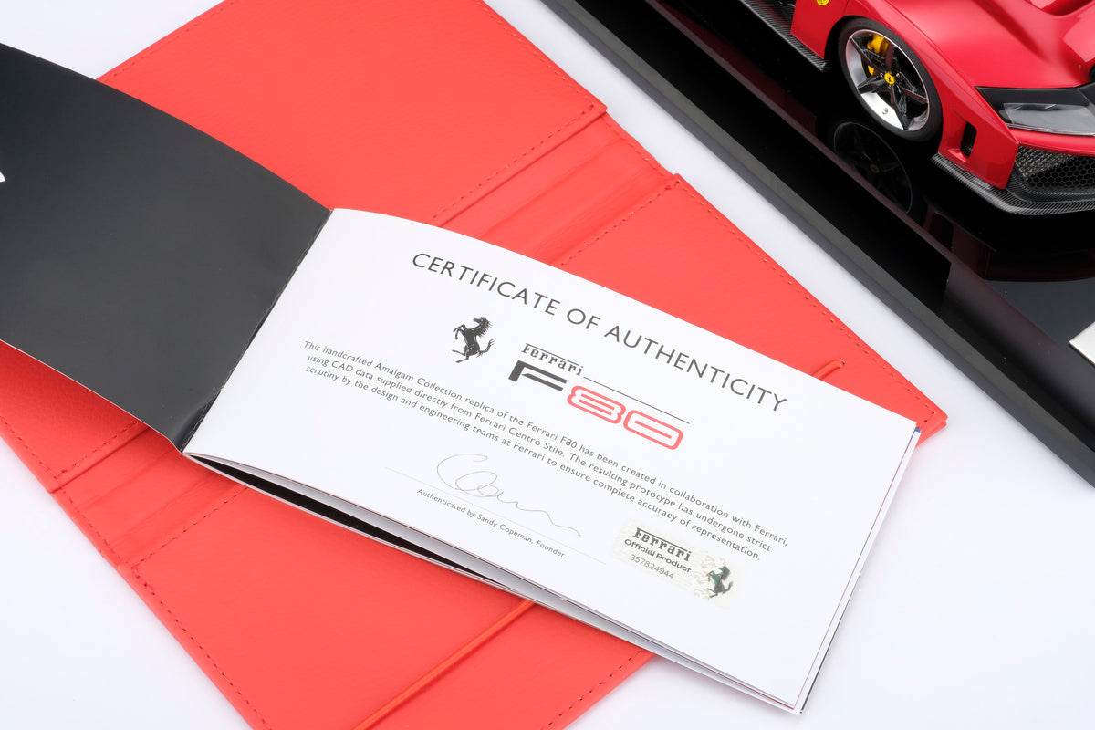 Ferrari F80 - Rosso Supercar - 1:18 scale