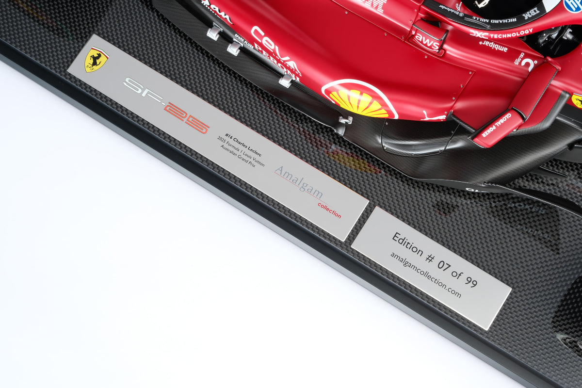 Ferrari SF-25 - 2025 Australian Grand Prix - Charles Leclerc at 1:8 scale by Amalgam Collection