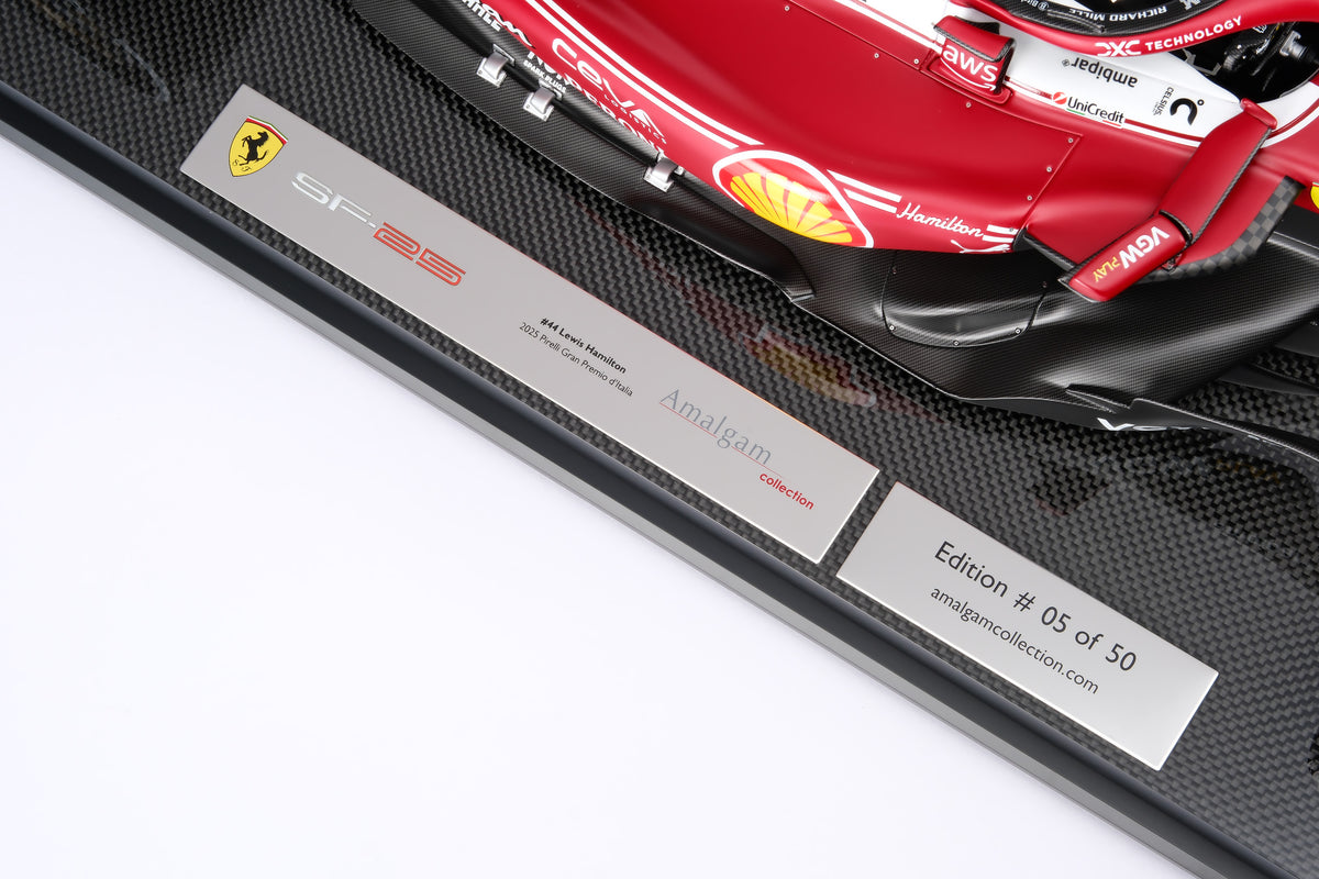 Ferrari SF-25 - Grand Prix d'Italie 2025 - Lewis Hamilton - Échelle 1/8