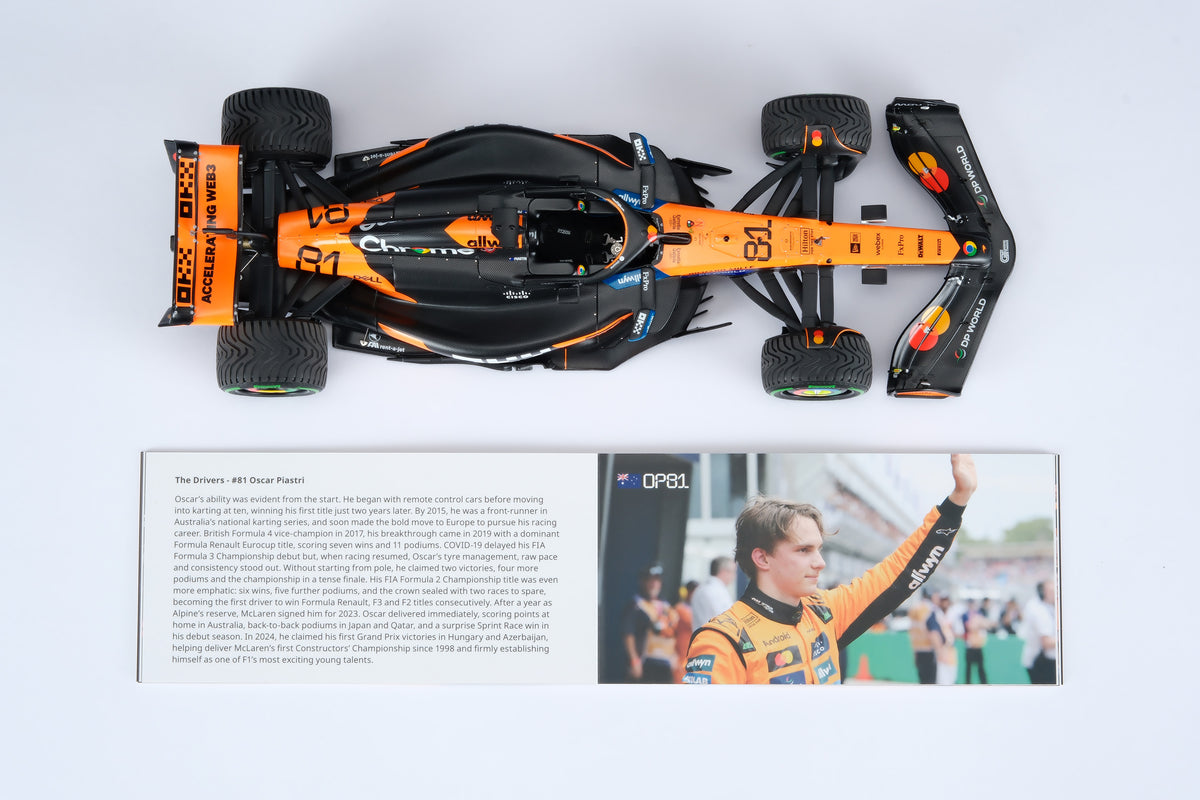 McLaren MCL39 - 2025 Australian Grand Prix - #81 Oscar Piastri at 1:18 scale by Amalgam Collection